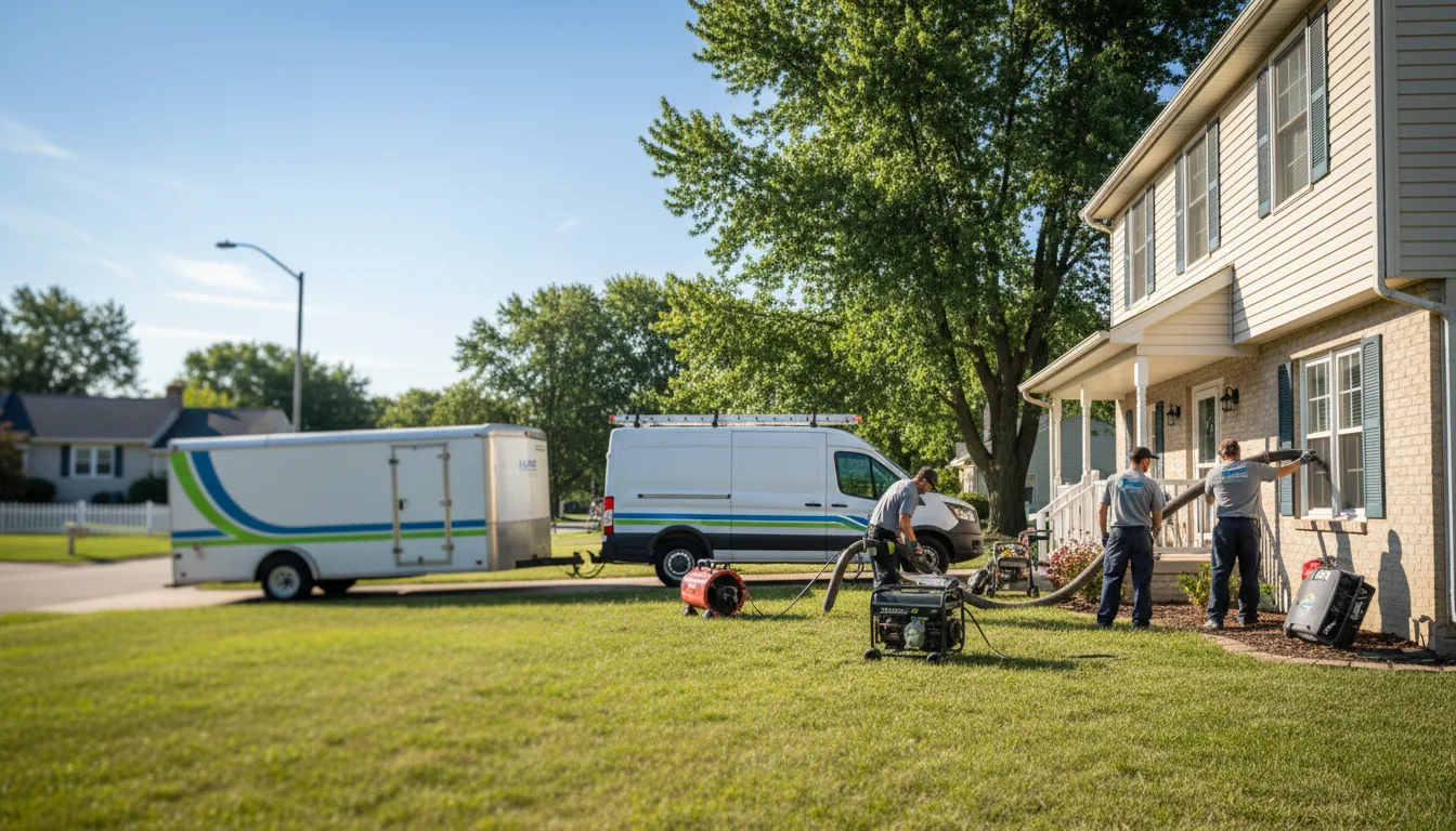 Flooded Basement Restoration And Cleanup With Repair in Little Cedar, IA near me